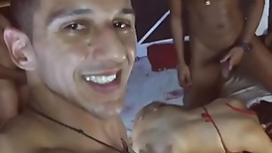 The cuckold summoned the troop to fuck his wife Pitbull Porn rominho RJ toy actor and ksal Hot