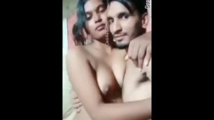 Indian Teen Lovers Fuck while Standing