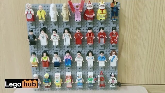 32 Lego Minifigures (Chinese, Singapore, Couples, Random, Carnival Party)