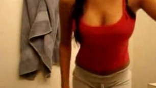 Gorgeous Spanish Teen Showing her Amazing Body in her Bathroom