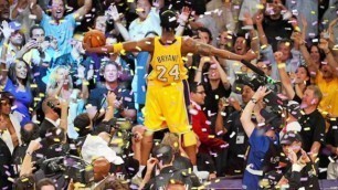 My Favorite NBA Game of all Time. thank you Kobe.