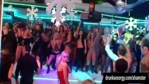 Horny pornstars take dicks in the club