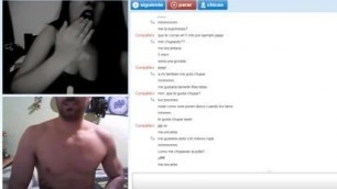 chatrandom - sexy brunette sucking my dick