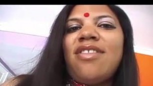 desi slut with huge tits blowjob and titfuck