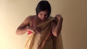 Desi Aunty Strip tease in Shower