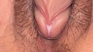 Woman masturbating with dildo