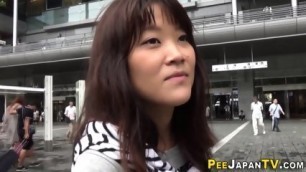 Asian Leaves Piss Stream Outdoors