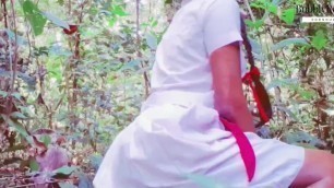 කැලේ ඉදන් චුටි Sri Lankan 18+ Schoolgirl Outdoor Masturbate and Pissing Clear Sinhala Voice